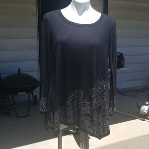 DJT embellished sweater